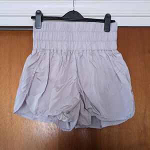 FP Movement by Free People Lavender Smocked Waist Athletic Shorts Large
